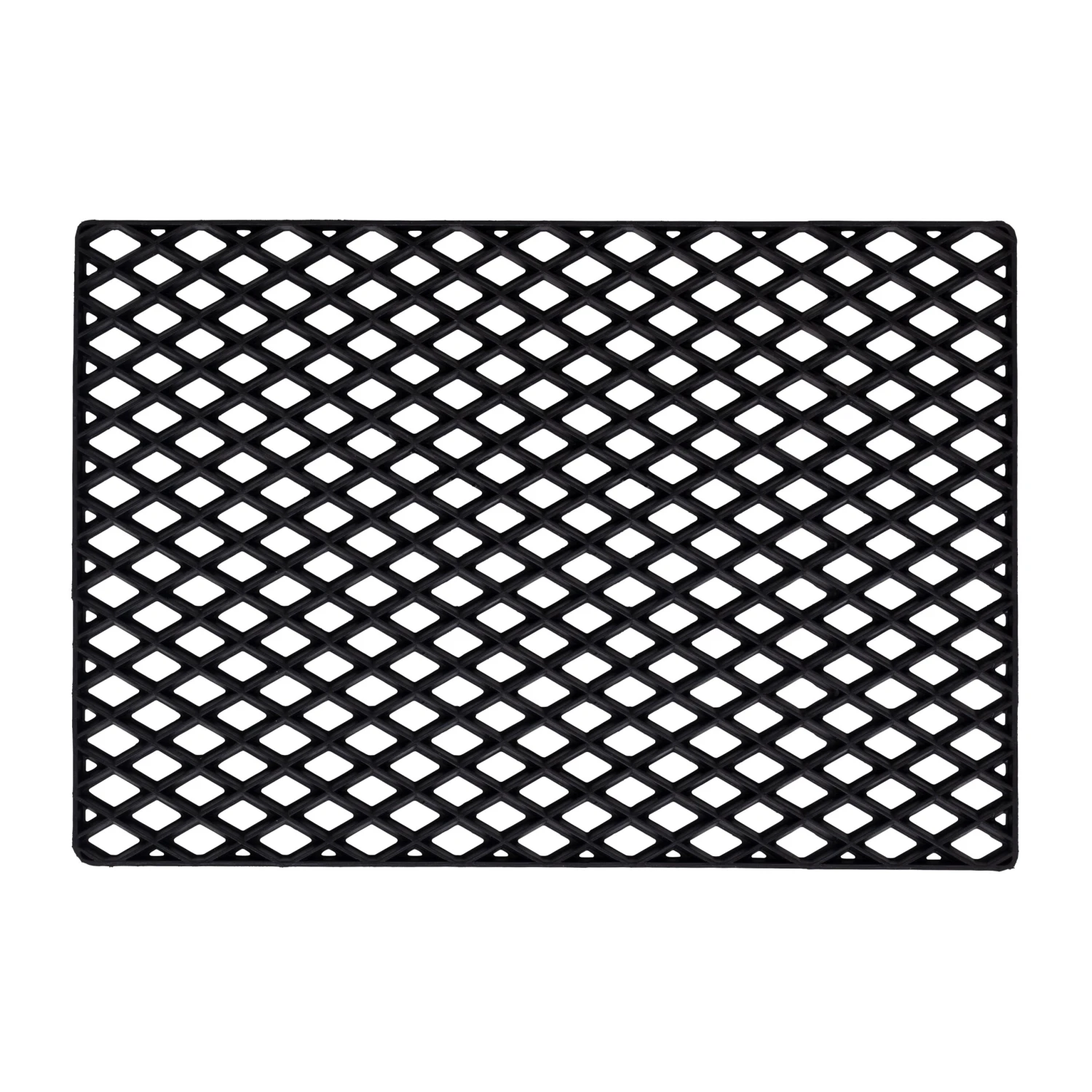 Dixie Black Grid Doormat 3 Dixie Black Grid Doormat
