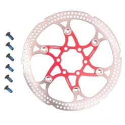 CLARKS CFR-10FA Floating Disc Rotor 6-Bolt Red