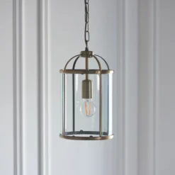 Quay Design Liberty 1-Light Pendant Antique Brass -Dunelm Shop 615VG A2