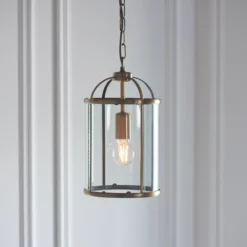 Quay Design Liberty 1-Light Pendant Antique Brass