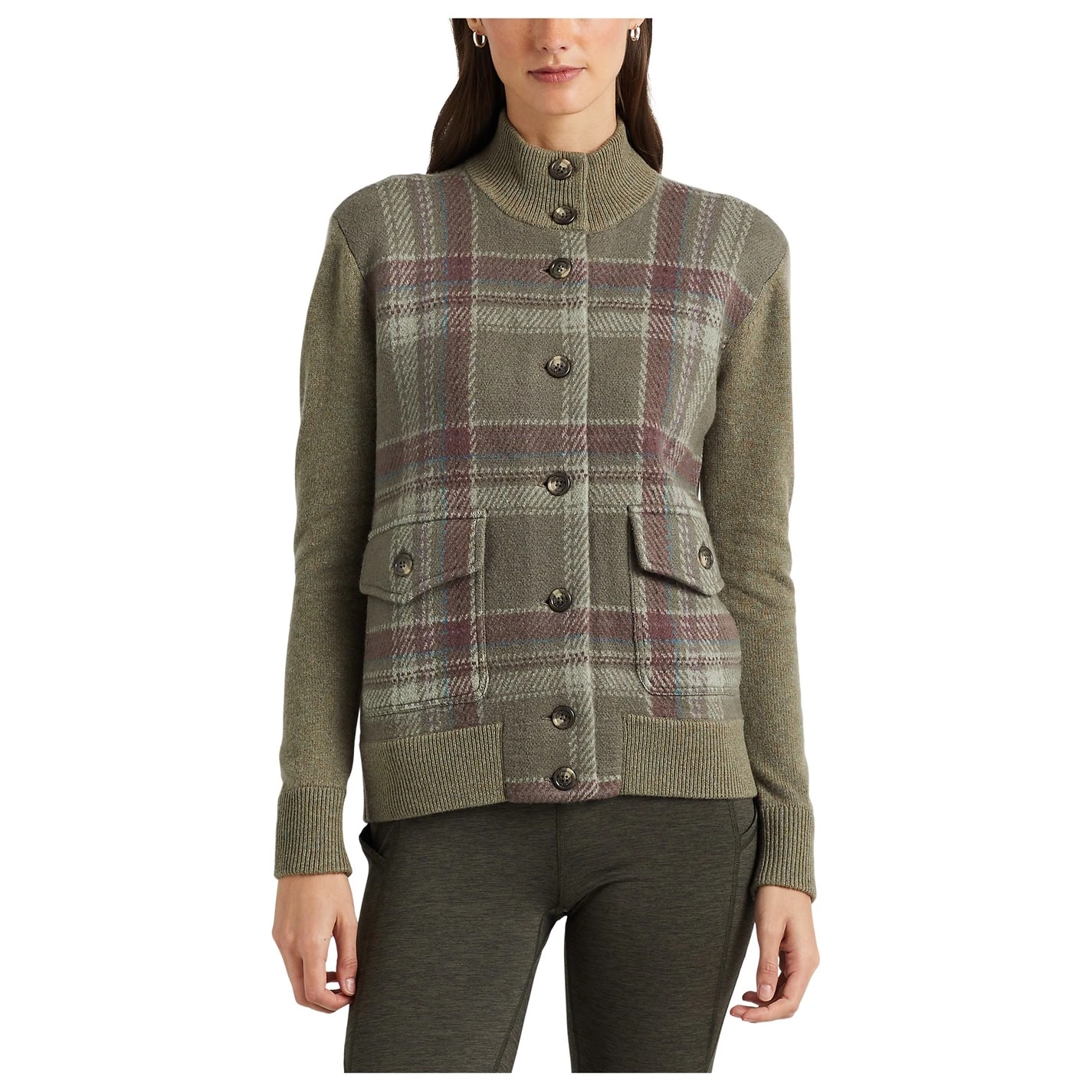 Lauren By Ralph Lauren Gotzon Hybrid Knit Jacket 4 Lauren By Ralph Lauren Gotzon Hybrid Knit Jacket - Image 2