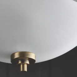 Quay Design Brooke Ceiling Flush Light Antique Brass -Dunelm Shop 704VG A4