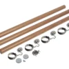 Richard Burbidge White Oak Round Staircase Handrail Kit 3600mm