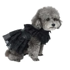 Wednesday Adams Cosplay Costume Outfits Halloween Carnival Suit For Pet Cat Dog -Dunelm Shop 7a64924ee8bc265f796d36a15570f065