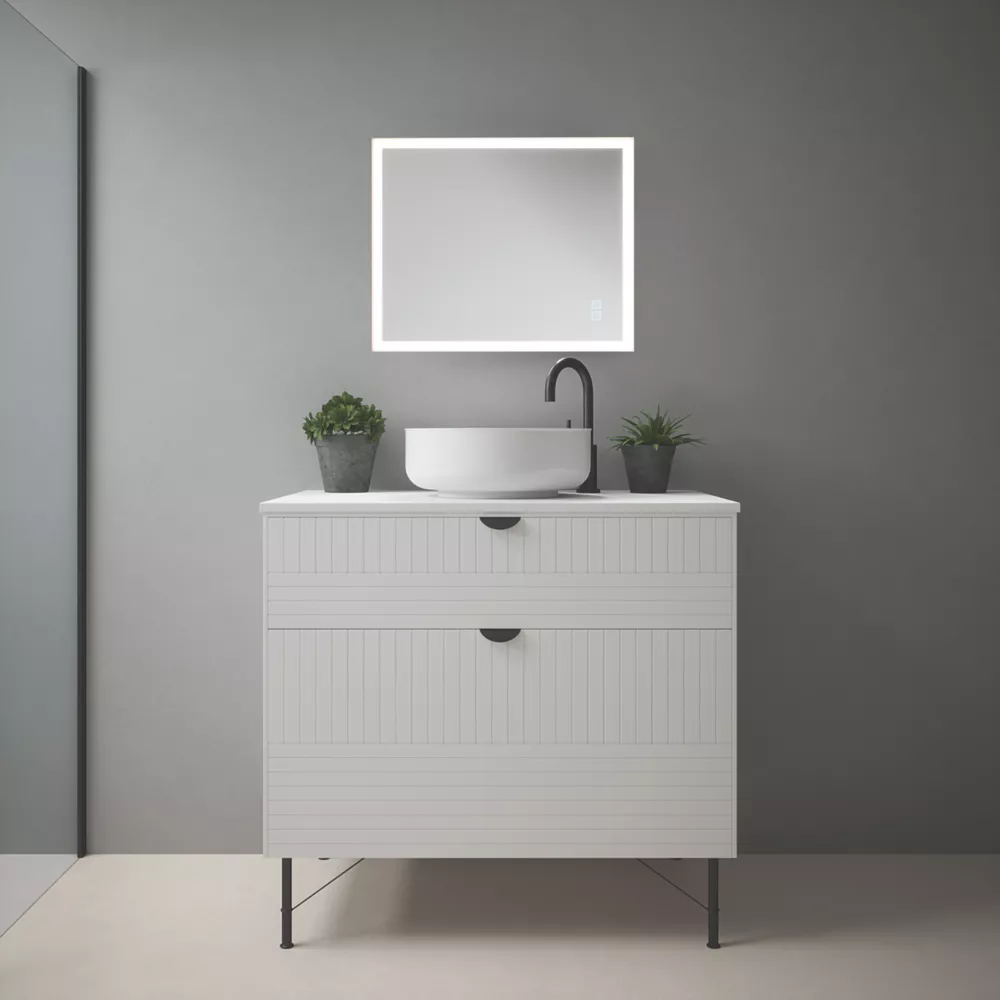 Light Tech Mirrors Sienna 1 Rectangular Illuminated LED Mirror With 1500lm LED Light 500 X 600mm 4 Light Tech Mirrors Sienna 1 Rectangular Illuminated LED Mirror With 1500lm LED Light 500 X 600mm - Image 2