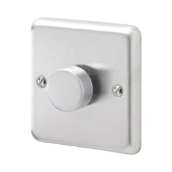 MK Contoura 1-Gang 2-Way Dimmer Brushed Stainless Steel