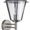 Essentials Antler Outdoor Wall Light With PIR Sensor Brushed Stainless Steel -Dunelm Shop 9466F P