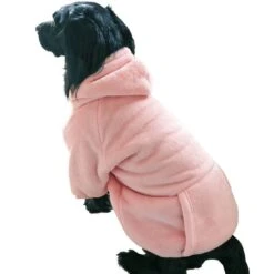 Pet Hoodie Blanket Cosy Sherpa Fleece Lined Coat Dog Cat -Dunelm Shop Dog Hoodie Back opt 85310.1601643708.1100.1100
