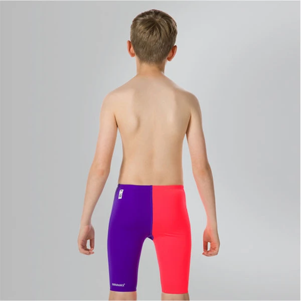 Speedo - Boys Jammer Junior Fastskin Endurance+ Purple Orange 5 Speedo - Boys Jammer Junior Fastskin Endurance+ Purple Orange - Image 3
