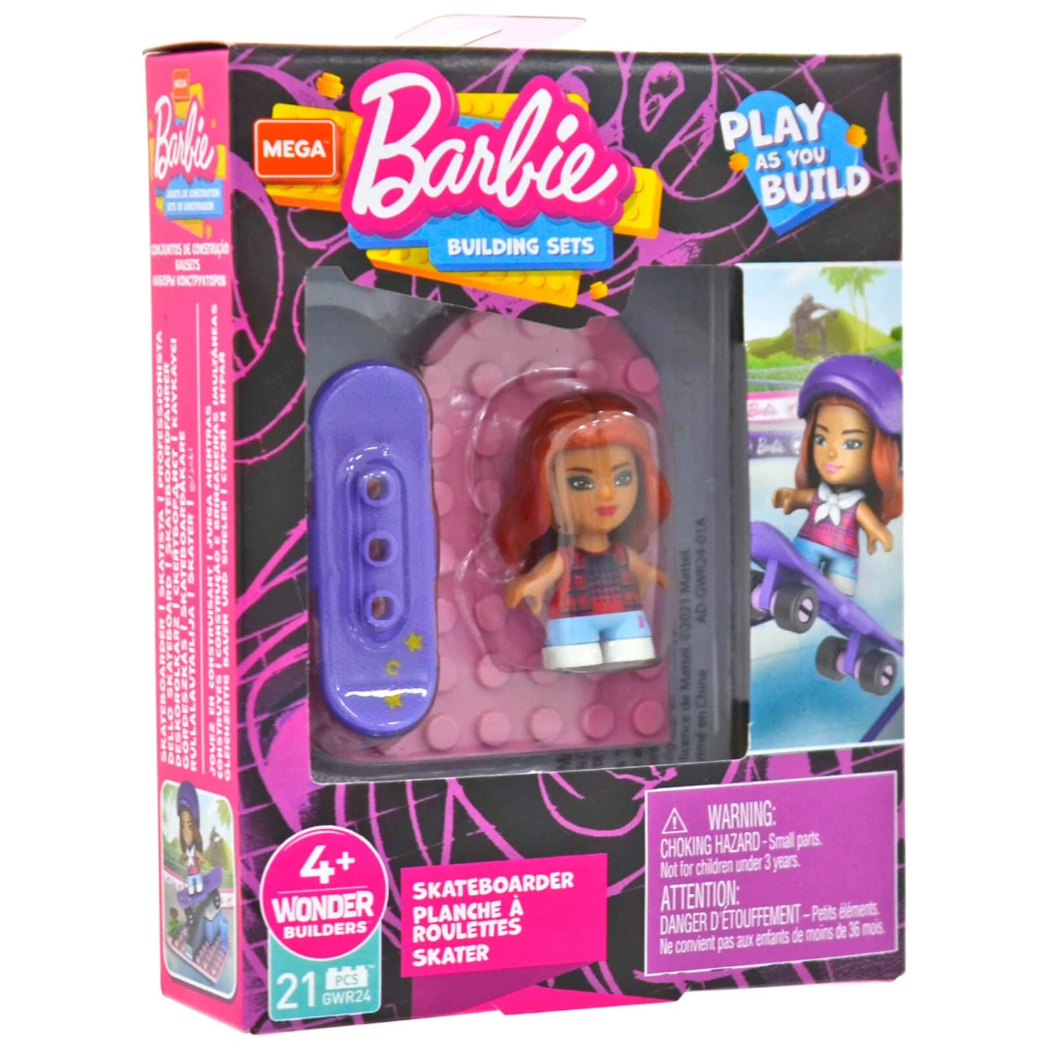 Barbie Mega Construx Micro Doll Building Set Heart Base 5 Barbie Mega Construx Micro Doll Building Set Heart Base - Image 3