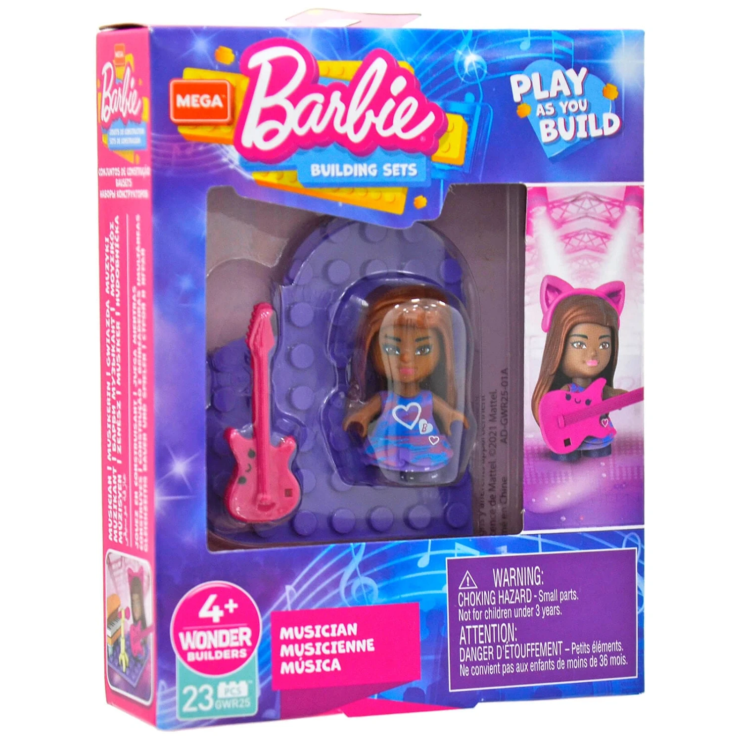 Barbie Mega Construx Micro Doll Building Set Heart Base 8 Barbie Mega Construx Micro Doll Building Set Heart Base - Image 6