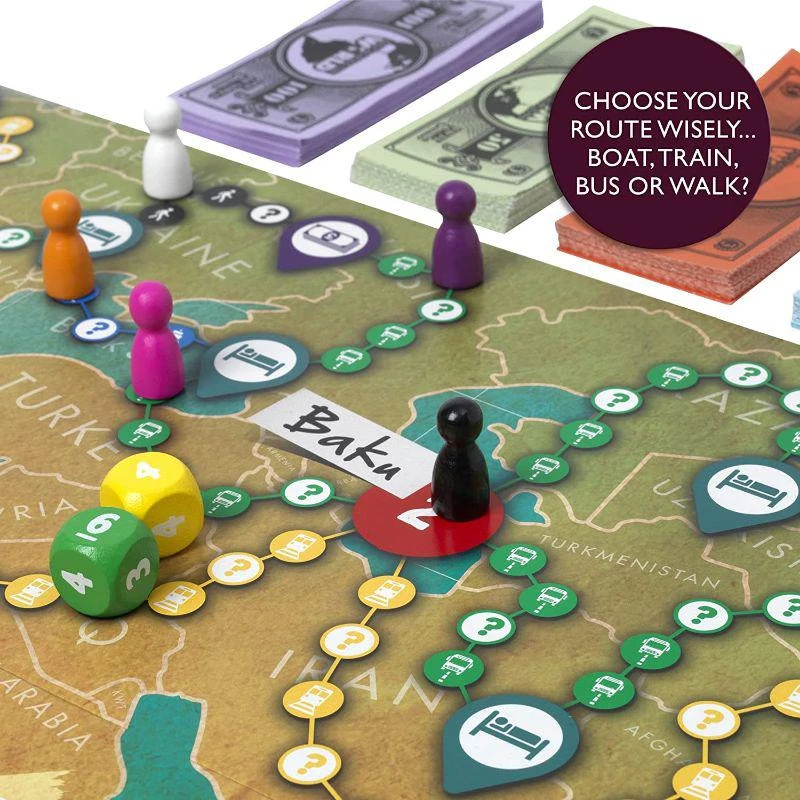 Ideal Race Across The World Family Board Game 7 Ideal Race Across The World Family Board Game - Image 5