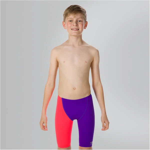 Speedo - Boys Jammer Junior Fastskin Endurance+ Purple Orange 4 Speedo - Boys Jammer Junior Fastskin Endurance+ Purple Orange - Image 2
