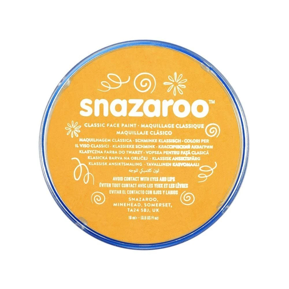 Ochre Yellow Snazaroo 18ml Face Paint 1118244 3 Ochre Yellow Snazaroo 18ml Face Paint 1118244
