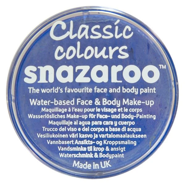 Sky Blue Snazaroo 18ml Face Paint 1118355 2 Sky Blue Snazaroo 18ml Face Paint 1118355