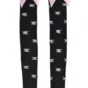 Attitude Clothing Skull & Crossbones Bow Stockings -Dunelm Shop attitude clothing skull crossbones bow stockings p30623 55265 image