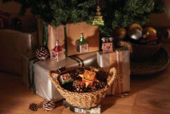 Santa Cube Bauble - / Hand-painted Blown Glass - Alessi -Dunelm Shop bauble santa cube father christmas madeindesign 350487 product800