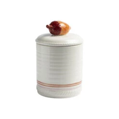 Autumn Large Box - / Ø 12 X H 18.5 Cm - Porcelain - & Klevering