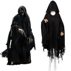 Harry Potter Dementor Cosplay Costume Cloak Outfits Halloween Carnival Suit