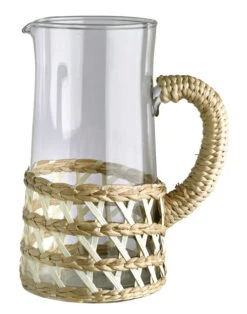 Reed Carafe - / Glass & Wicker - Pols Potten