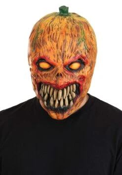 Carnivorous Pumpkin Mask For Adults