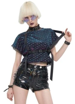 Devil Fashion Space Babe 2-Tone T-Shirt