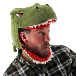Green T-Rex Dinosaur Hat -Dunelm Shop green t rex hat model