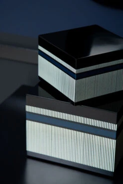 Esmée Jewellery Box - / 17 X 17 Cm - Lacquered Wood - Maison Sarah Lavoine 9 Esmée Jewellery Box - / 17 X 17 Cm - Lacquered Wood - Maison Sarah Lavoine -Dunelm Shop jewellery box esmee black sarah blue madeindesign 351040 product800