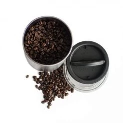 Planetary Design Airscape® Classic Stainless Steel Storage Canister, Brushed Steel -Dunelm Shop planetary design airscape classic brushed steel 3849 1