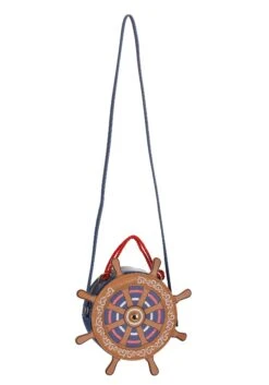 Little Mermaid Prince Eric Nautical Wheel Danielle Nicole Crossbody Bag -Dunelm Shop prince eric nautical wheel crossbody bag alt 1