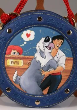 Little Mermaid Prince Eric Nautical Wheel Danielle Nicole Crossbody Bag -Dunelm Shop prince eric nautical wheel crossbody bag alt 2