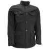 Richa Bonneville 2 Wax Jacket WP - Black -Dunelm Shop richa bonneville 2 wax jacket wp black getgearedshop