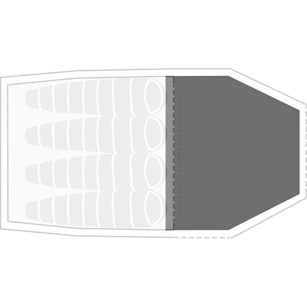 Robens Groundsheet For Versa 4 And Nordic Lynx 4 Black/grey 3 Robens Groundsheet For Versa 4 And Nordic Lynx 4 Black/grey - Image 2