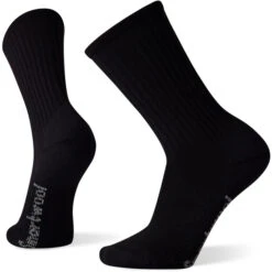 Smartwool Hike Classic Edition Light Cushion Solid Crew Socks Black