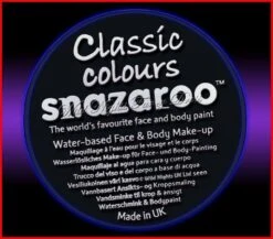 SNAZAROO 50 FACE PAINT 18ML POT BLACK