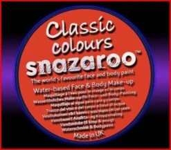 SNAZAROO 50 FACE PAINT 18ML POT DARK ORANGE