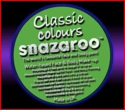 SNAZAROO 50 FACE PAINT 18ML POT LIME GREEN