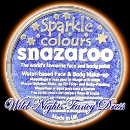 SNAZAROO PROFESSIONAL FACE PAINT SPARKLE BLUE 18ML 3 SNAZAROO PROFESSIONAL FACE PAINT SPARKLE BLUE 18ML