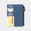 TRAVELER'S Notebook Passport Size Cotton Zipper Case Blue -Dunelm Shop travelers notebook passport size cotton zipper case blue pocket 449
