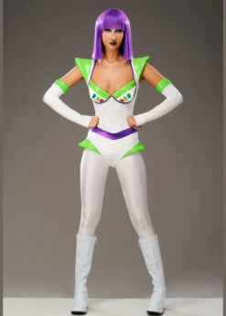 Womens Deluxe Buzz Lightyear Style Costume